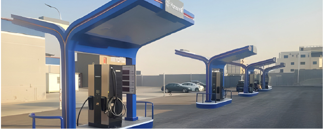 NEW EV Manaseer Al-Hosn STATION  AT YOUR SERVICE